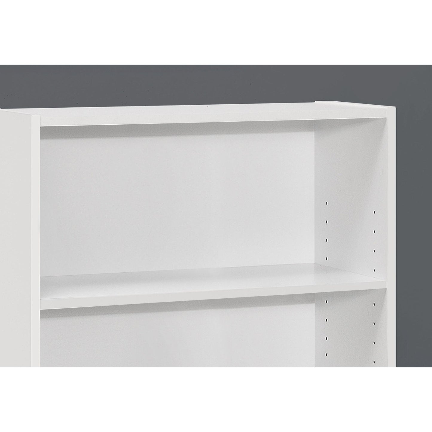 Bookcase - 36"H / White With 3 Shelves