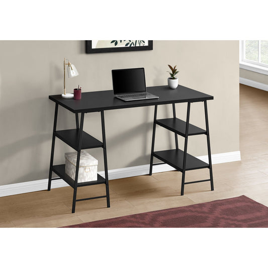 Computer Desk - 48"L / Black / Black Metal