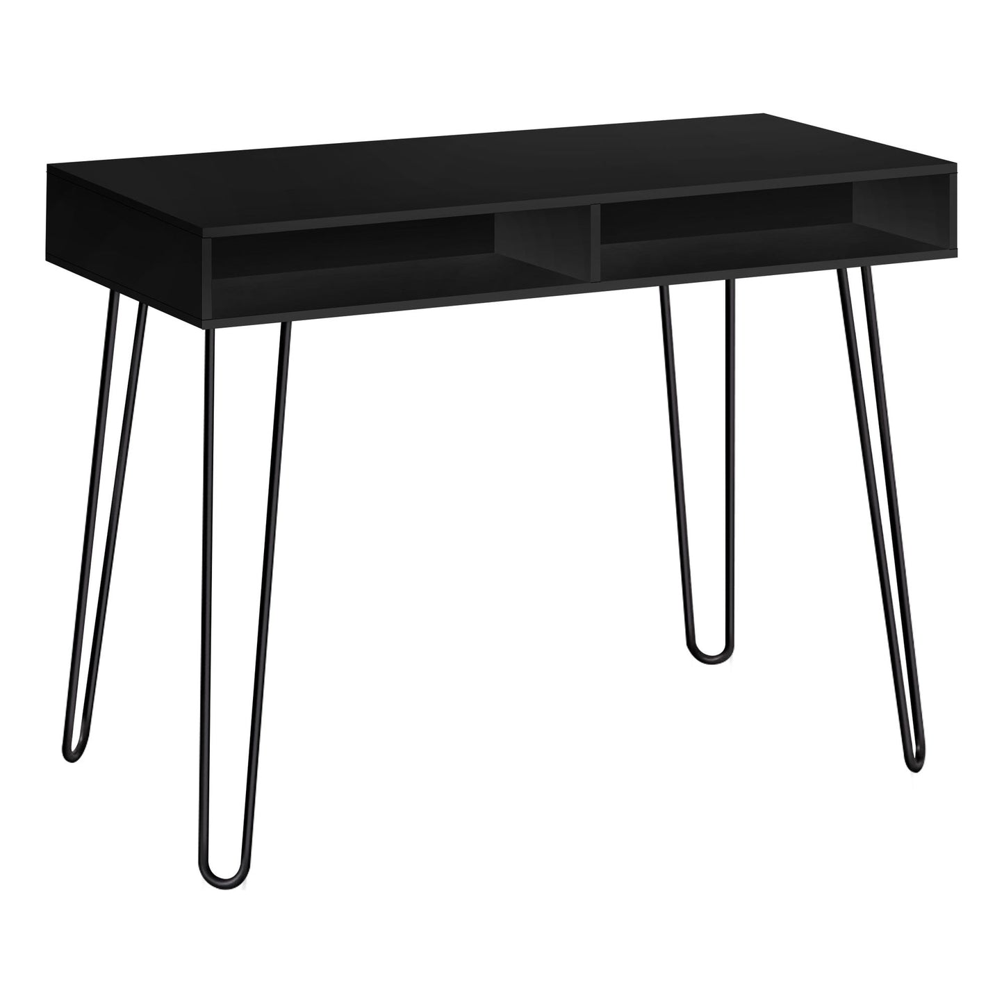 Computer Desk - 40"L / Black / Black Metal