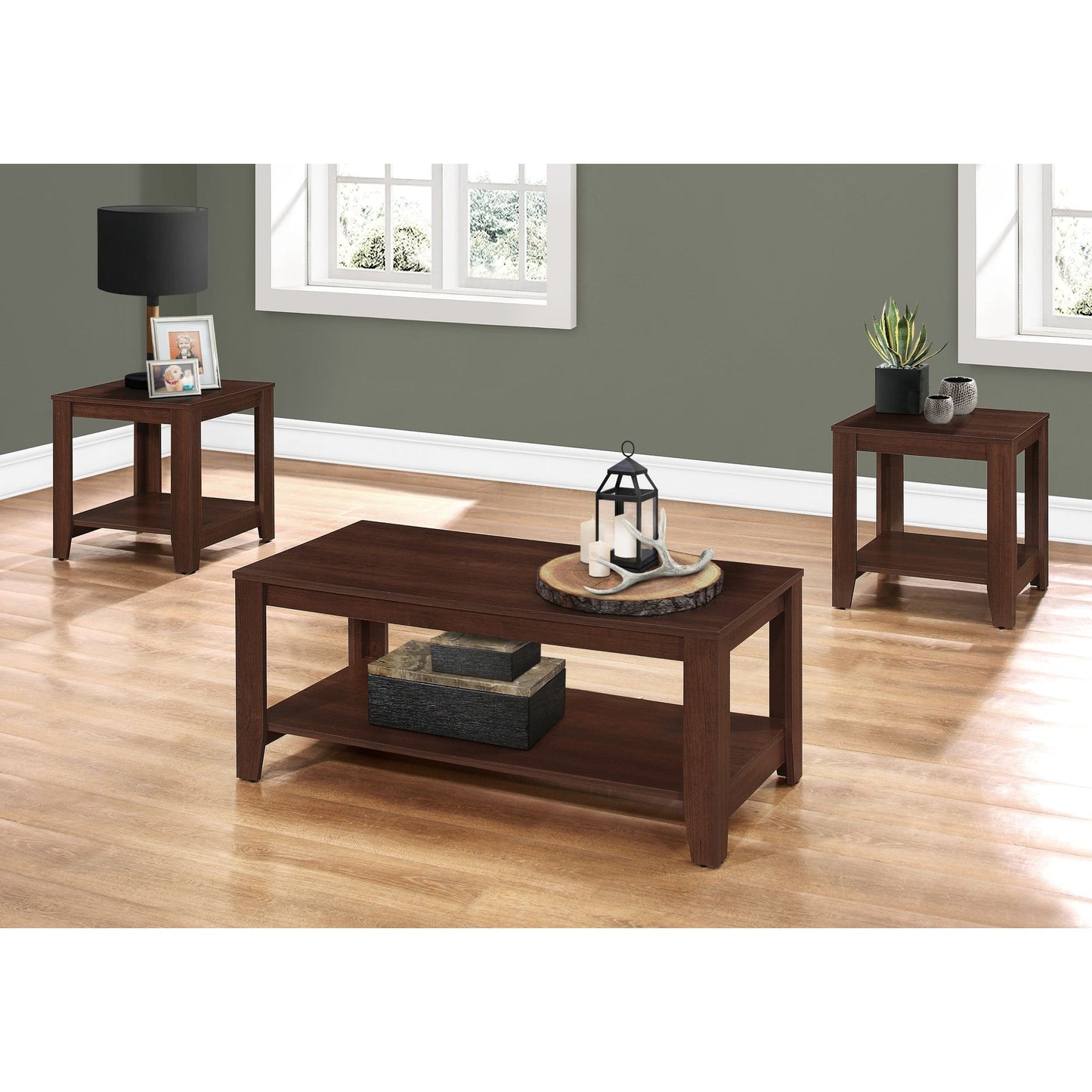 Table Set - 3PC Set / Cherry