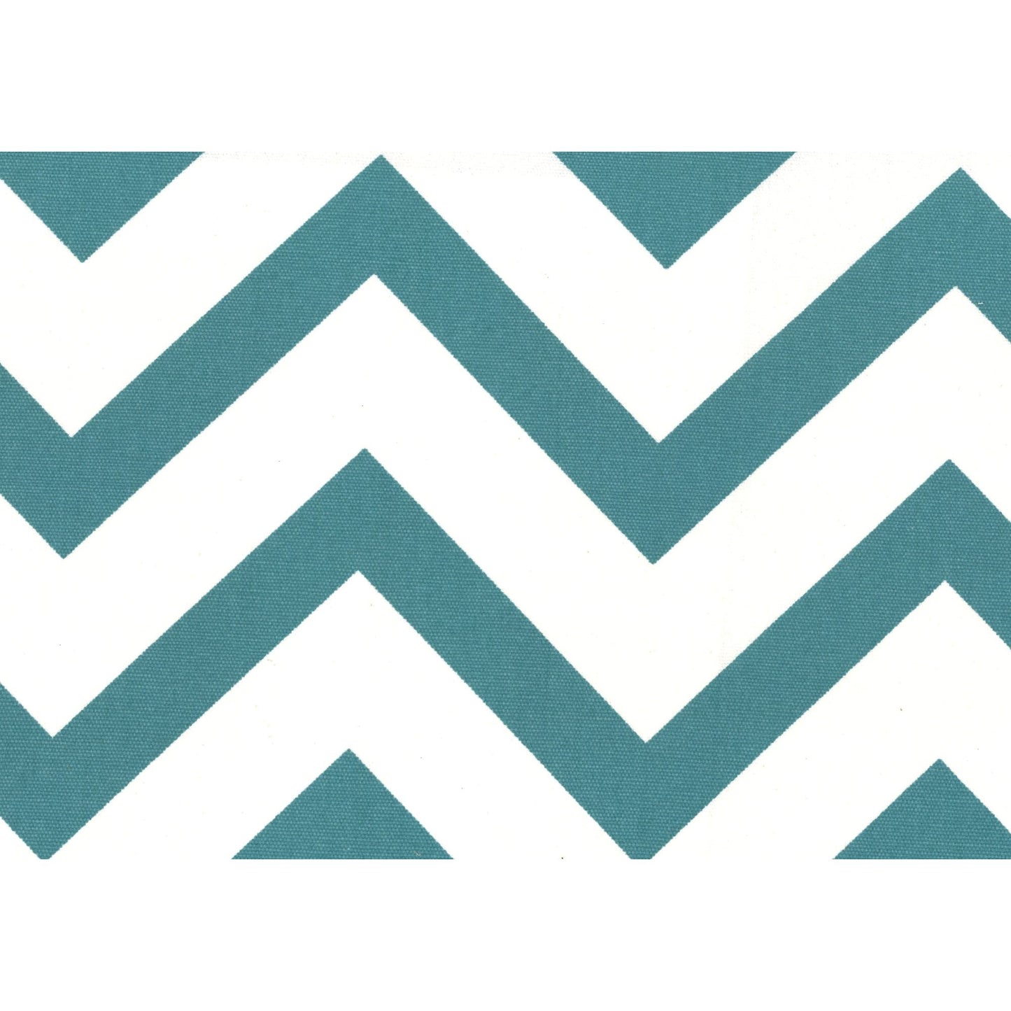 Accent Chair - Teal " Chevron " Fabric / Chrome Metal