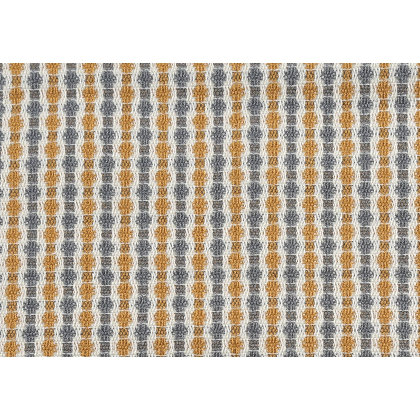 Accent Chair - Gold / Grey Abstract Dot Fabric