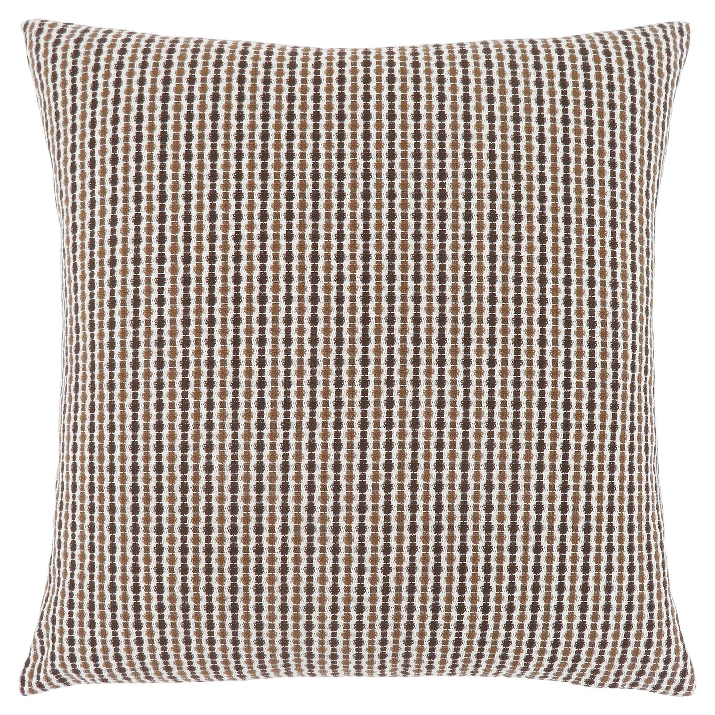 Pillow - 18"X 18" / Light / Dark Brown Abstract Dot / 1Pc