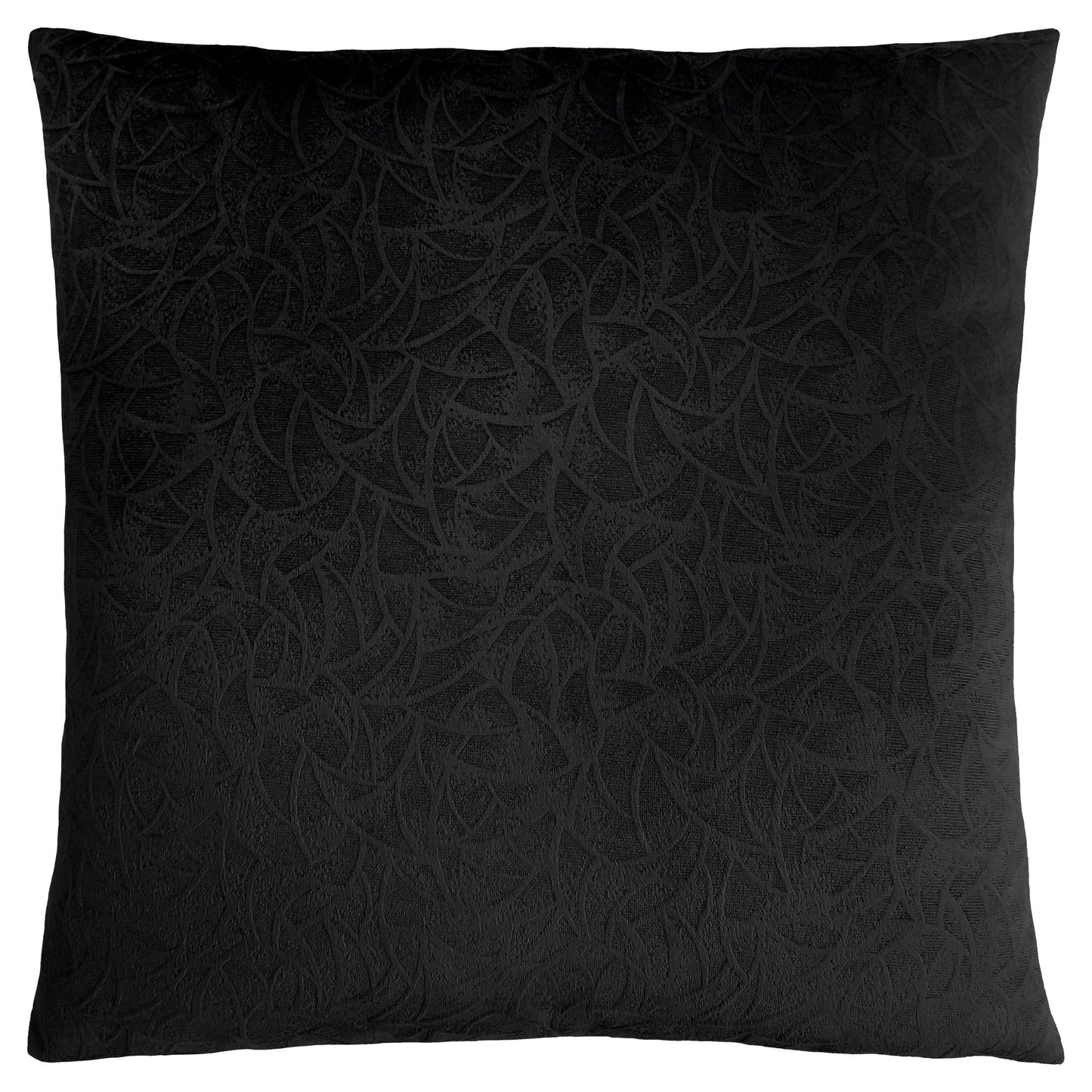 Pillow - 18"X 18" / Black Floral Velvet / 1Pc