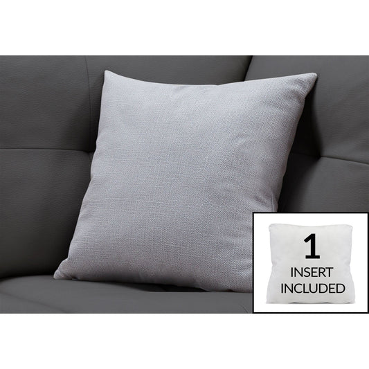 Pillow - 18"X 18" / Patterned Light Grey / 1Pc