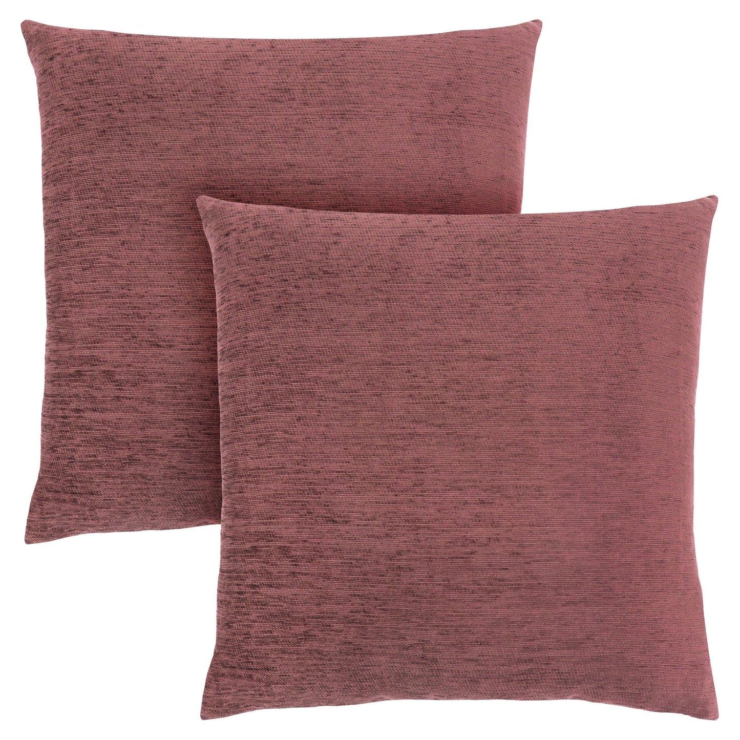 Pillow - 18"X 18" / Solid Dusty Rose / 2Pcs