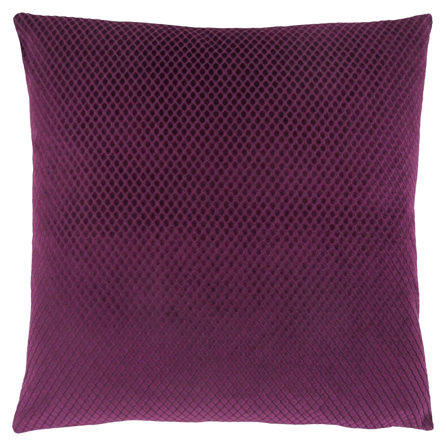 Pillow - 18"X 18" / Purple Diamond Velvet / 1Pc