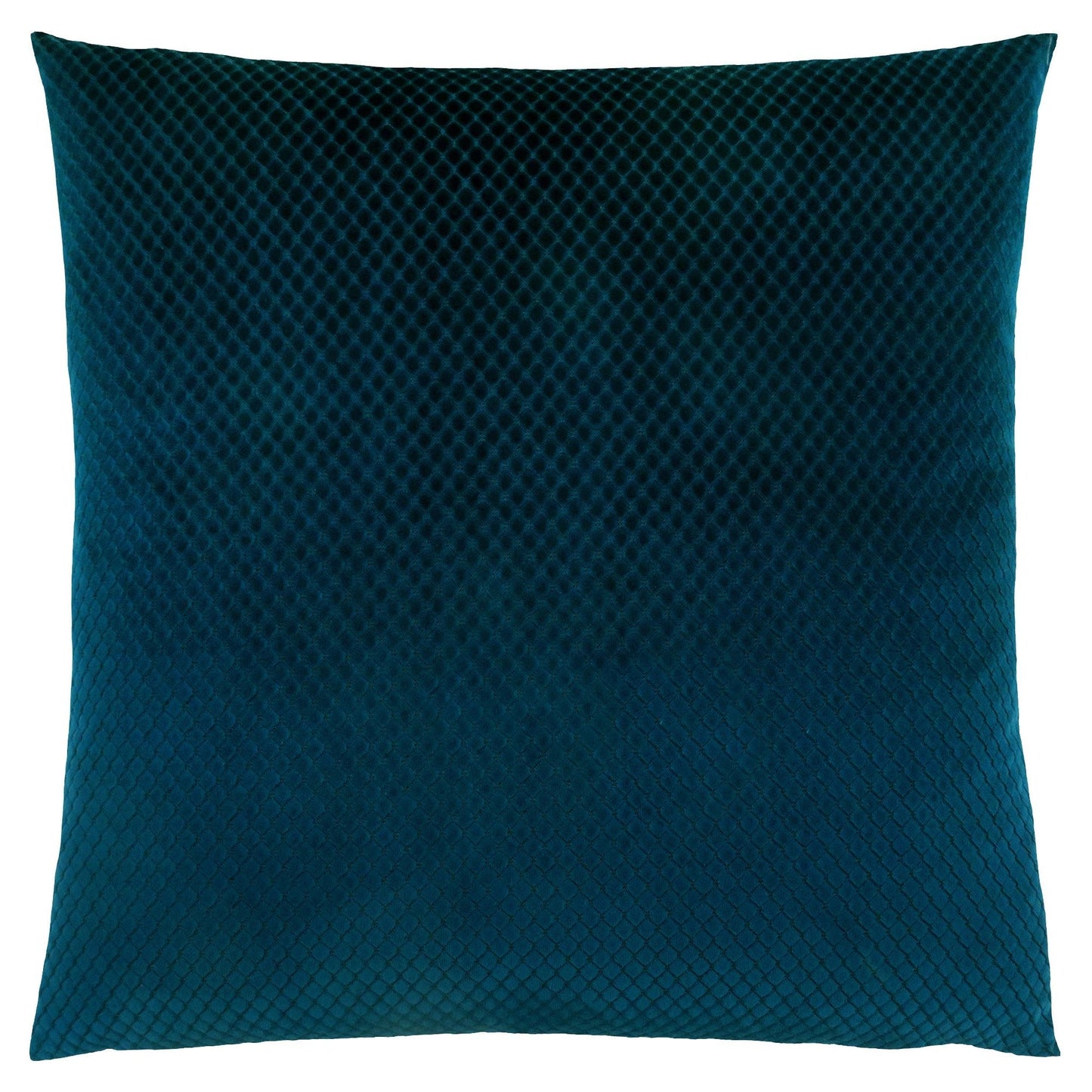 Pillow - 18"X 18" / Steel Blue Diamond Velvet / 1Pc