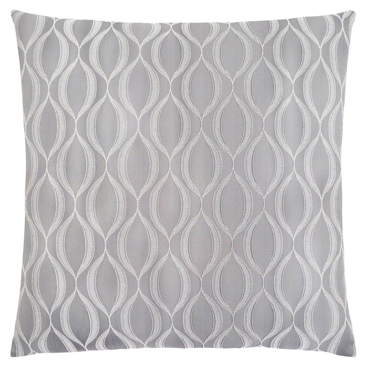 Pillow - 18"X 18" / Grey Wave Pattern / 1Pc