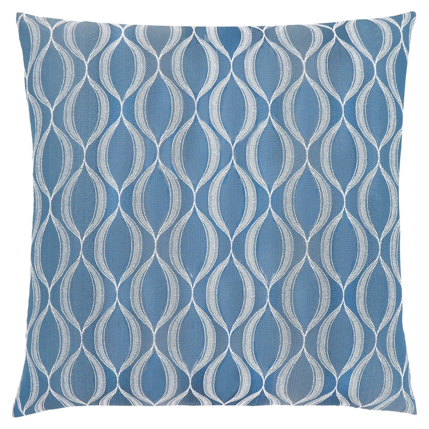 Pillow - 18"X 18" / Blue Wave Pattern / 1Pc