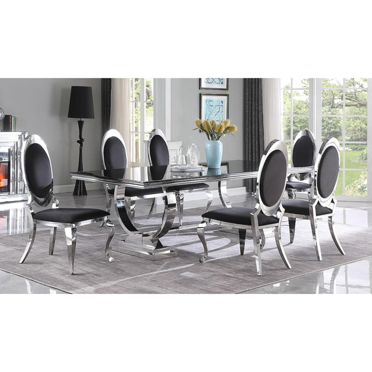 Celeste 7PC Dining Set - Black