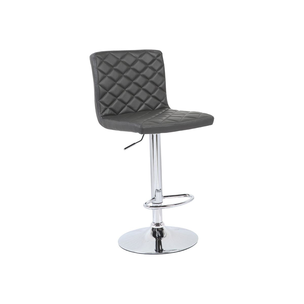 Swivel Barstool (Set of 2) - Dark Grey